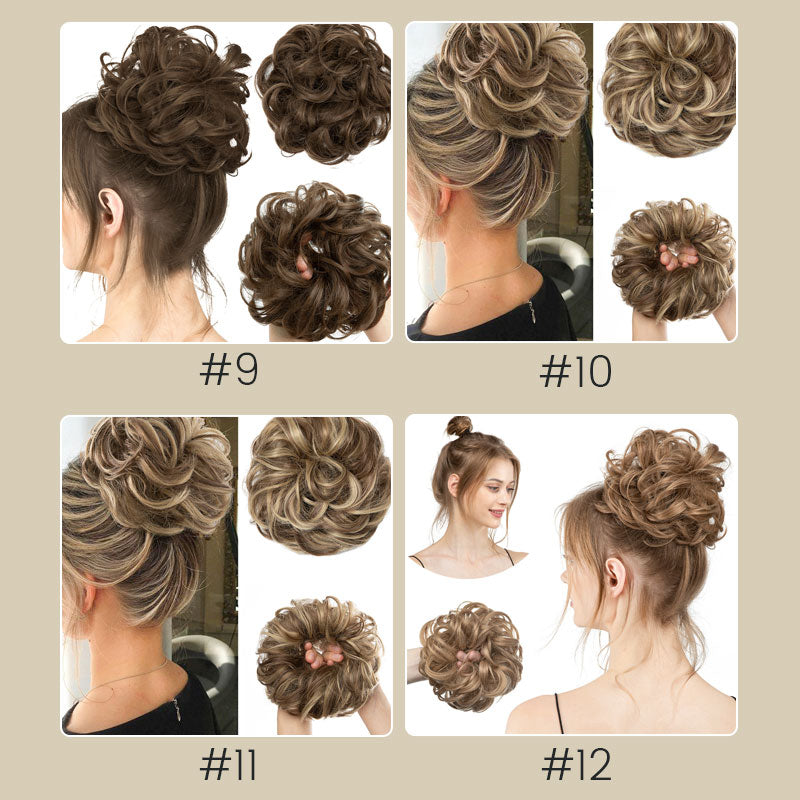 🔥50% Rabatt🔥 Unsichtbares flauschiges Naturperücken-Haarband - 48 Farben