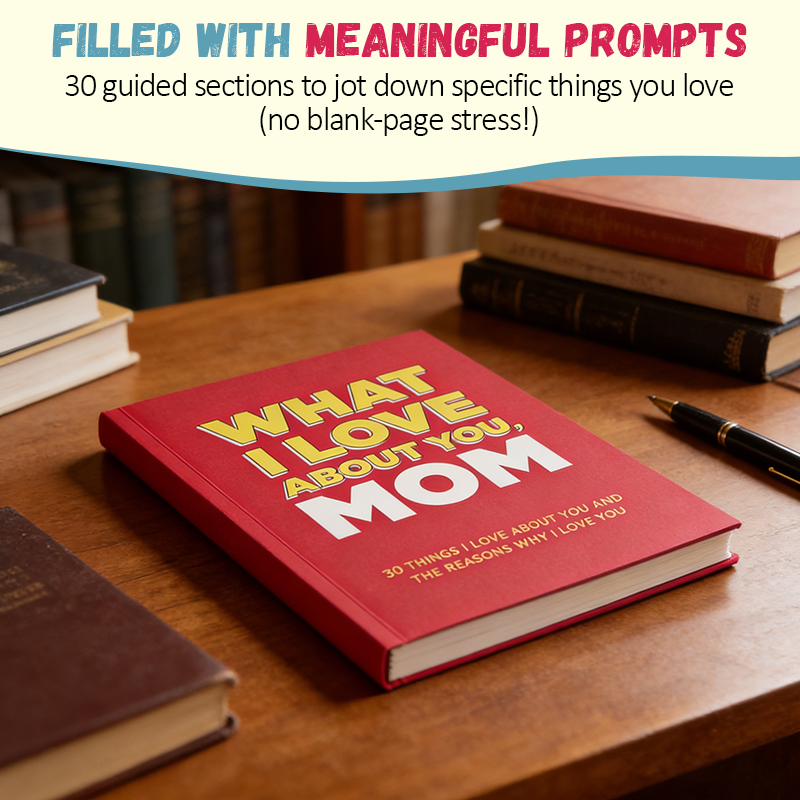 „Was ich an dir liebe“ – Personalisiertes Tagebuch – Ein herzliches Geschenk für Mama, Papa und Freunde 📖✨