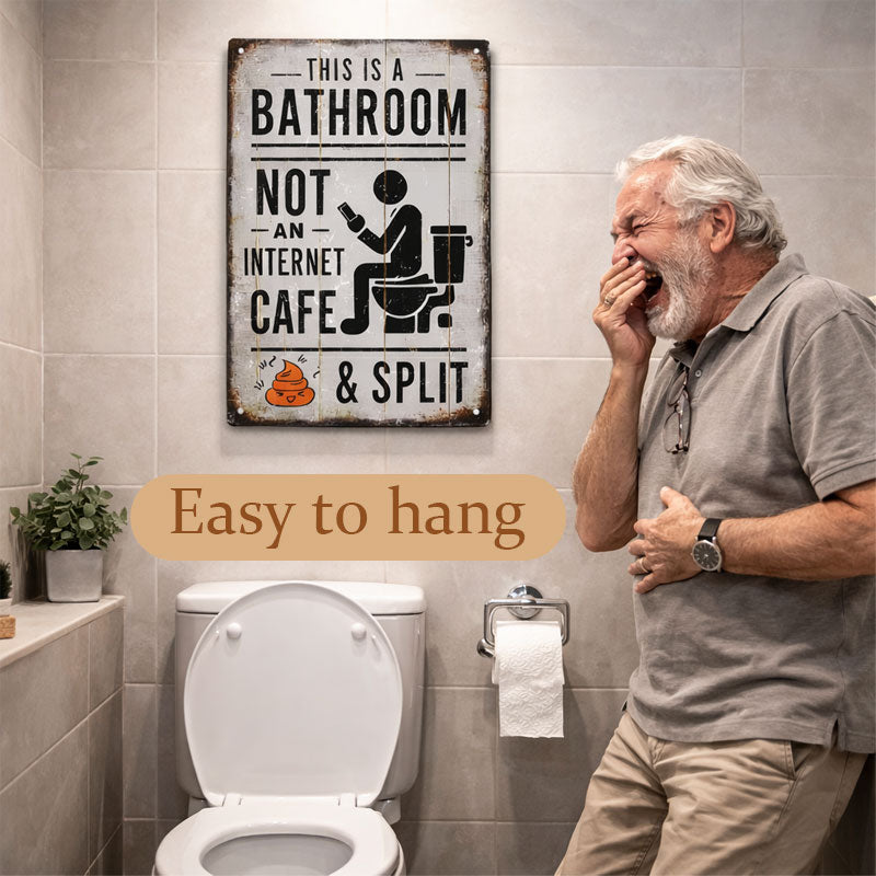 🚽 Dies ist eine Toilette, kein Internetcafé.