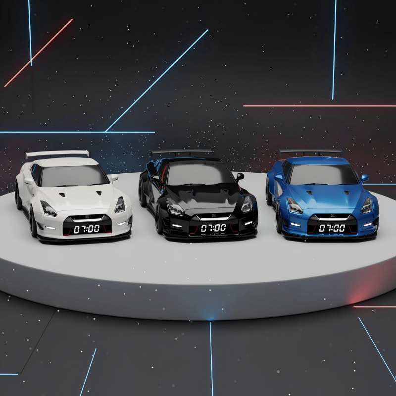 ⏰LETZTER TAG MIT KOSTENLOSEM VERSAND🏎️Hypercar-Wecker⚡️Realistische Motor- und Lichteffekte