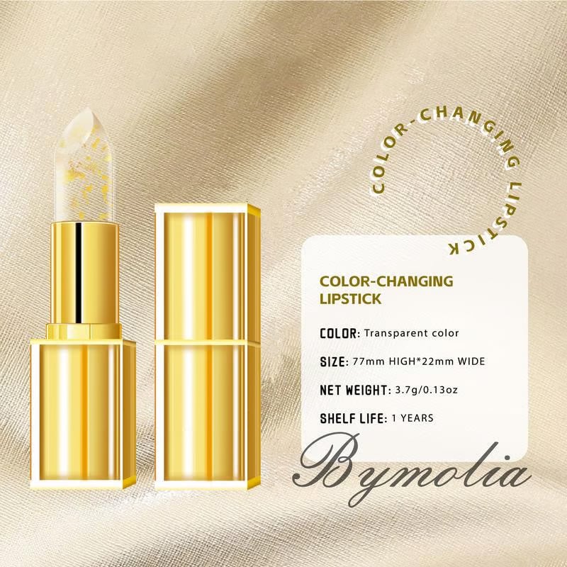 pH-Wert farbwechselnder, goldfarbener Lippenstift / übertragungsfester pH-Lippenstift