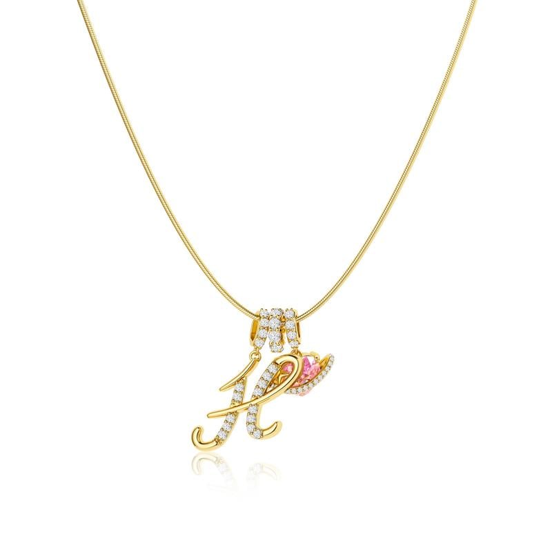💖 LETZTER TAG – 57 % RABATT ✨ 3-lagige Anhänger-Halsketten mit Initialen A-Z 🎀 | Personalisiert & elegant