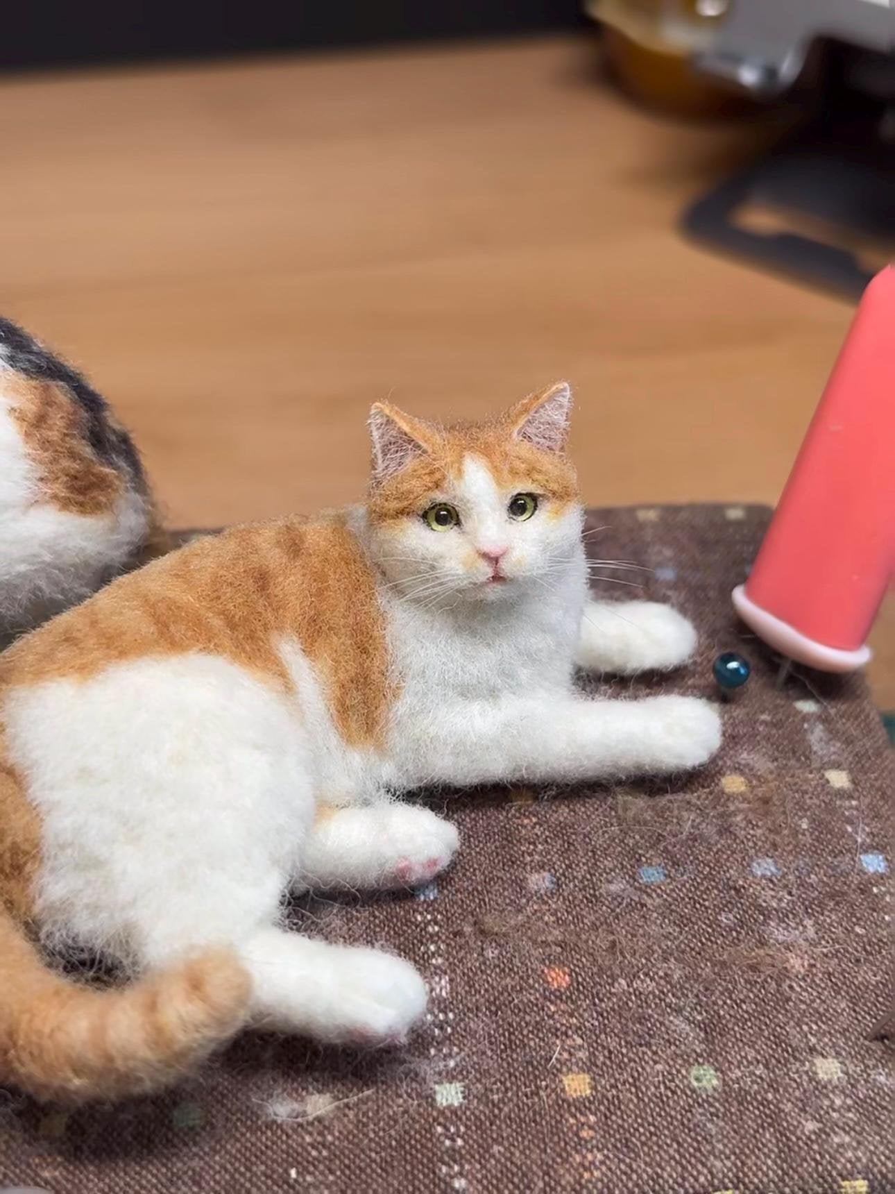 🔥LETZTER TAG 49 % RABATT -🐱💖Mini-Filzkatze aus Wolle