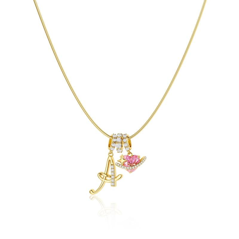 💖 LETZTER TAG – 57 % RABATT ✨ 3-lagige Anhänger-Halsketten mit Initialen A-Z 🎀 | Personalisiert & elegant