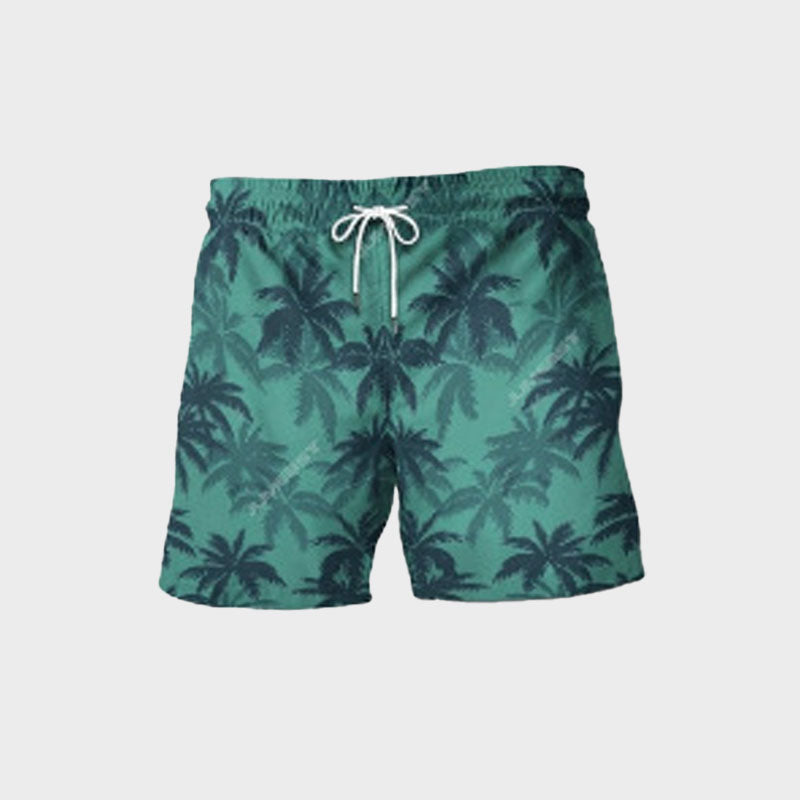 Hawaiianischer Strand Mit Kurzen Ärmeln