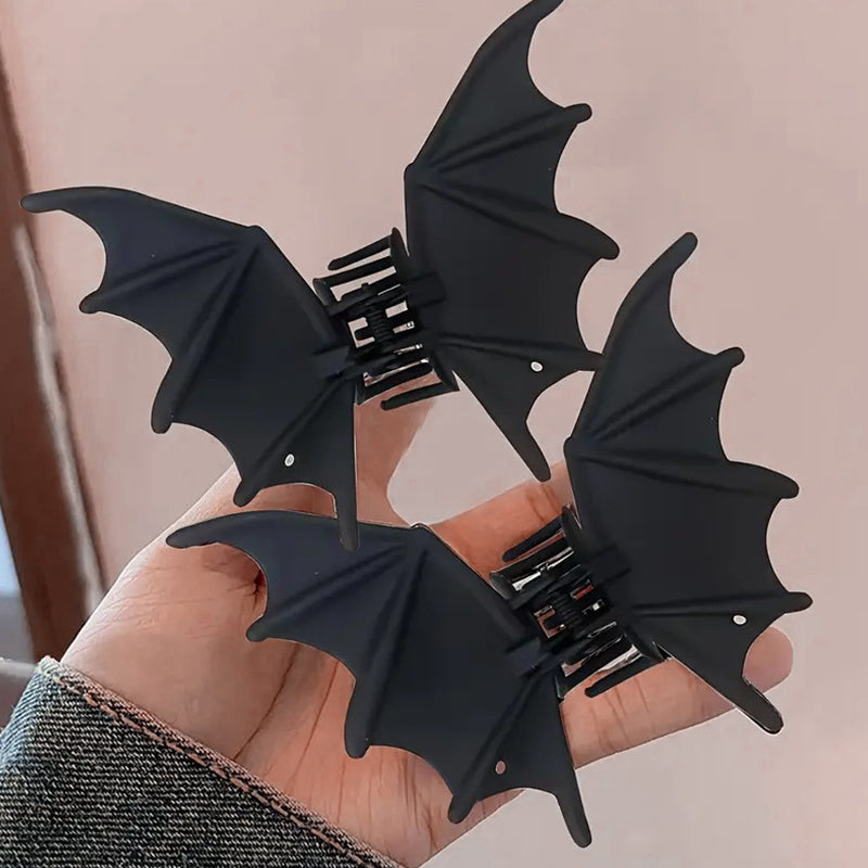 🦇 Fledermaus-Haarklammer · Ein Must-have für unterwegs