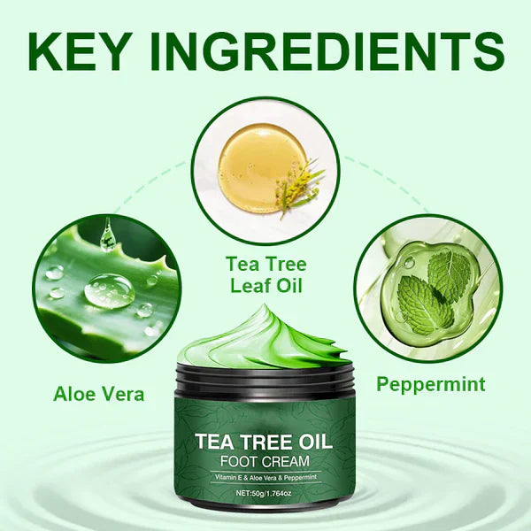 🥳2026 HOT SALE🥳💞Über 50.000 verkaufte Exemplare!✨ 💝Beruhigende Fußpflege mit Aloe Vera & Teebaumöl