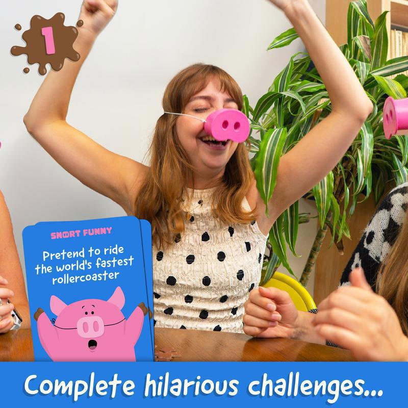 Snort Funny: Das Gesellschaftsspiel „Lachen und verlieren“ 🐷😂