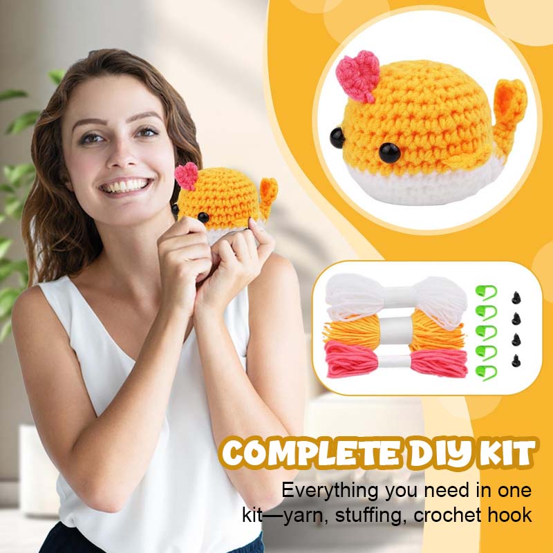 Diy-Häkelset: Wollpuppe Wal