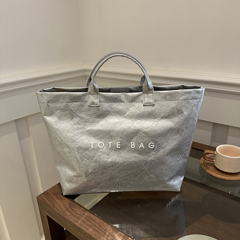 Letters Print Tote Bag für Frauen
