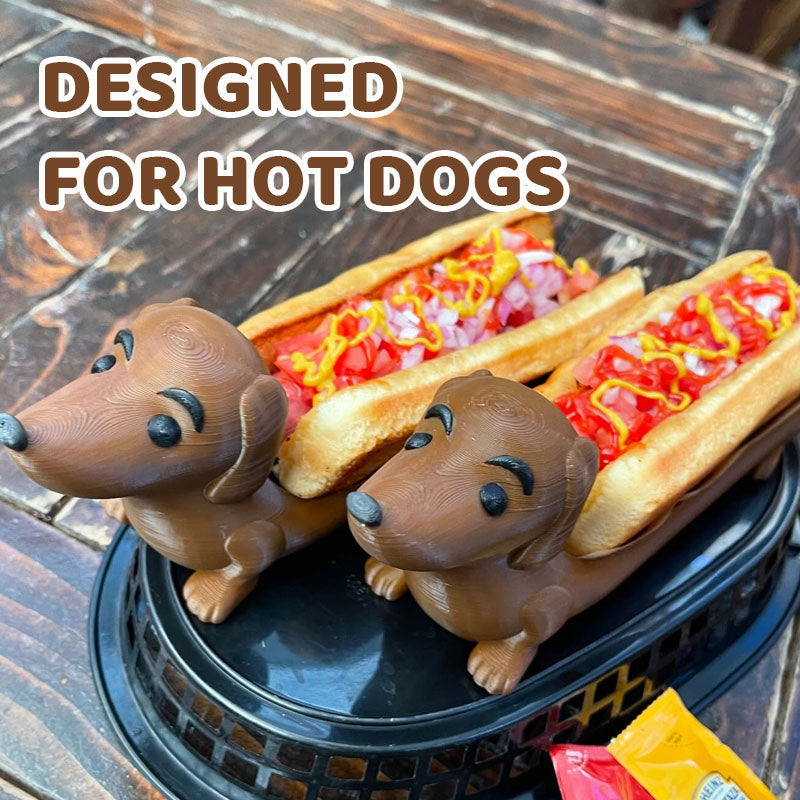 Hot Dog Dackel Tablett