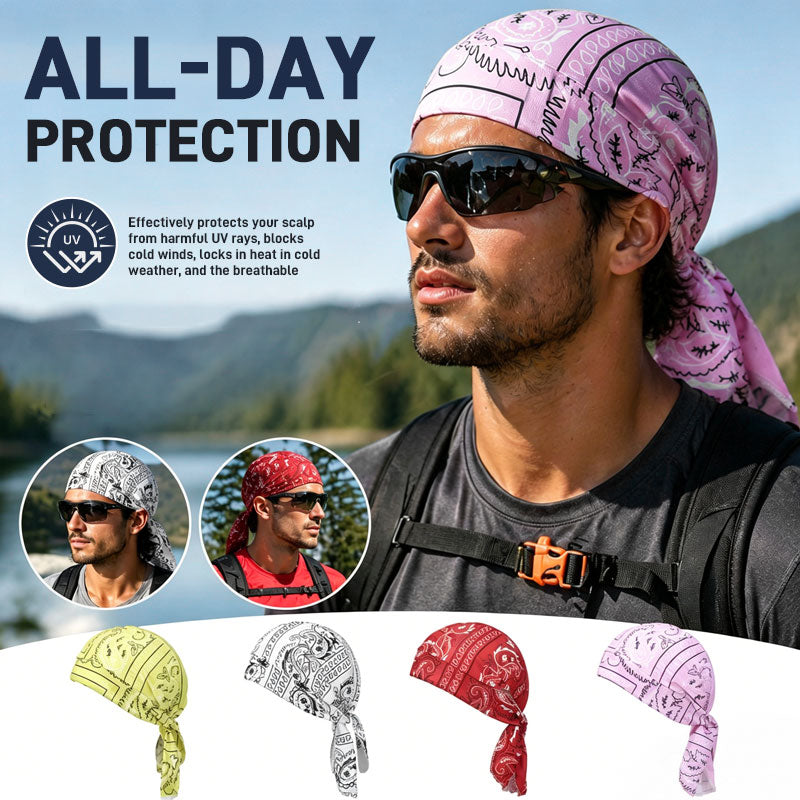 Elastischer Piratenhut für Outdoor-Sportarten
