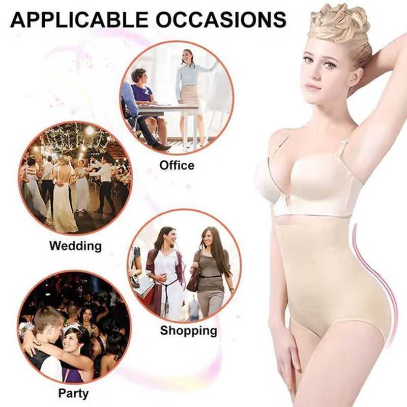 🔥Hohe Taille mit Shapewear und Bauchkontrolle