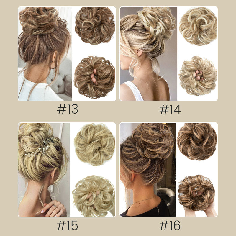 🔥50% Rabatt🔥 Unsichtbares flauschiges Naturperücken-Haarband - 48 Farben