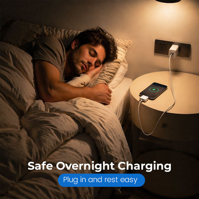 ⚡140W Super-Schnellladegerät mit KI automatischer Abschaltung – USB-C PD3.1 – Intelligenter Batterieschutz – Universell für iPhone, MacBook & Tablets