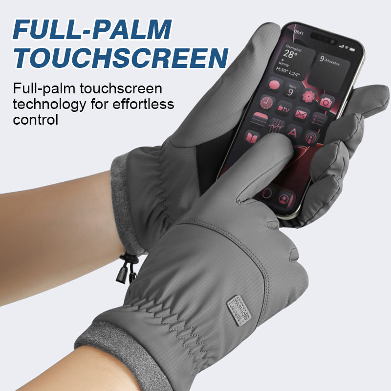 Winterhandschuhe mit Fleecefutter, wasserdicht und Touchscreen-fähig