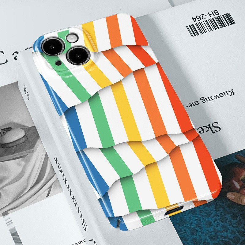 🌈Farbkontrast-Streifenfolie für Handyhülle📱
