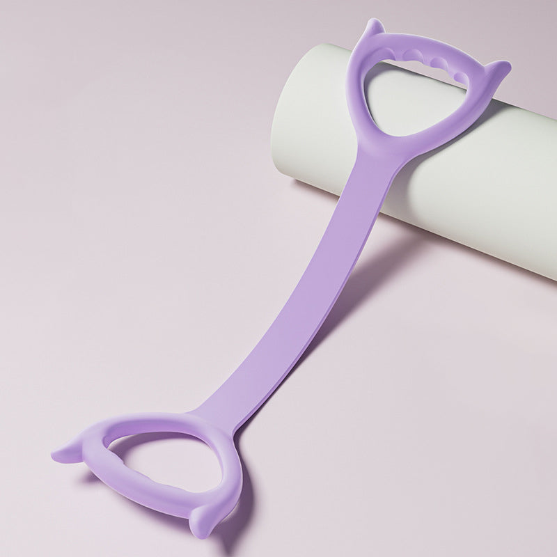 8-förmiges Widerstandsband – Silikon-Fitnessband für Damen