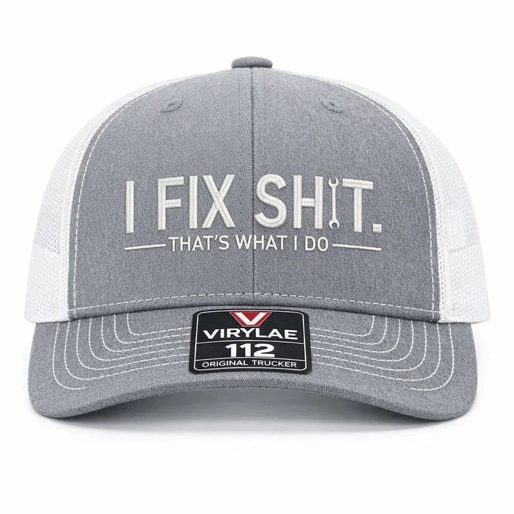 🛠️ LAST CHANCE: 49 % RABATT – „I Fix Shit“-Trucker-Cap – Lustige Mechaniker- & Handwerker-Kappe