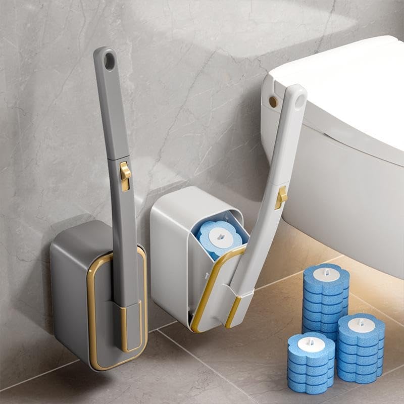 50.000+ VERKAUFT!🚽💦Innovatives Einweg-Toilettenbürstenset zur Wandmontage✨