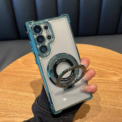 Galvanisierter magnetischer Ständer Handytasche für Samsung