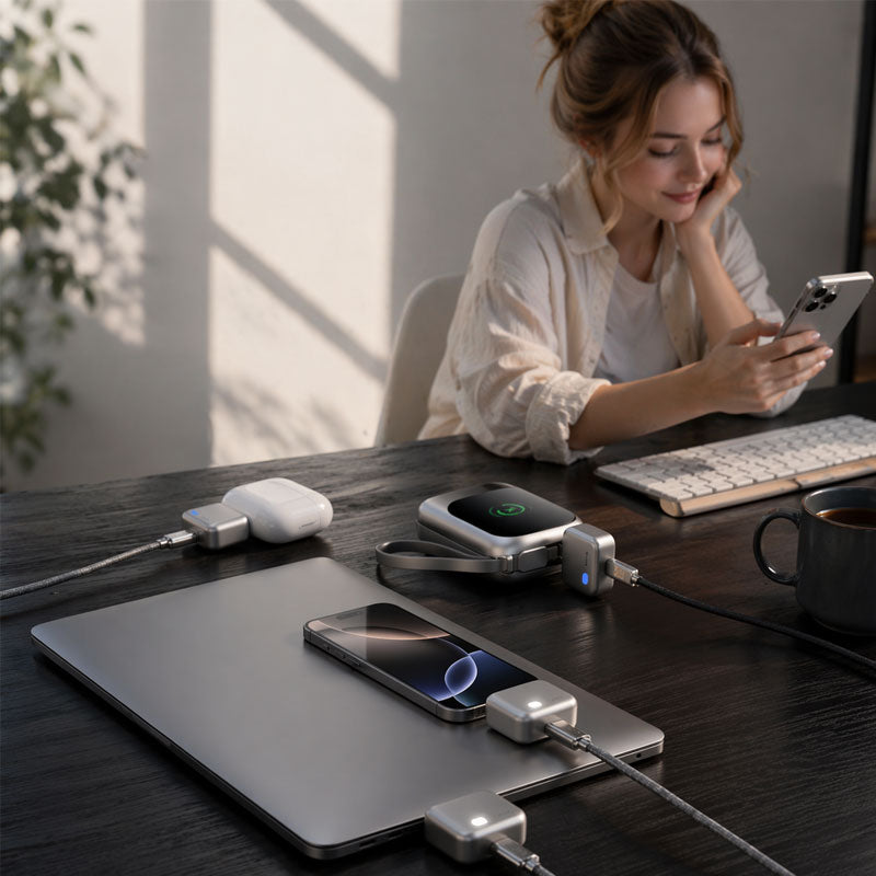 ⚡140W Super-Schnellladegerät mit KI automatischer Abschaltung – USB-C PD3.1 – Intelligenter Batterieschutz – Universell für iPhone, MacBook & Tablets