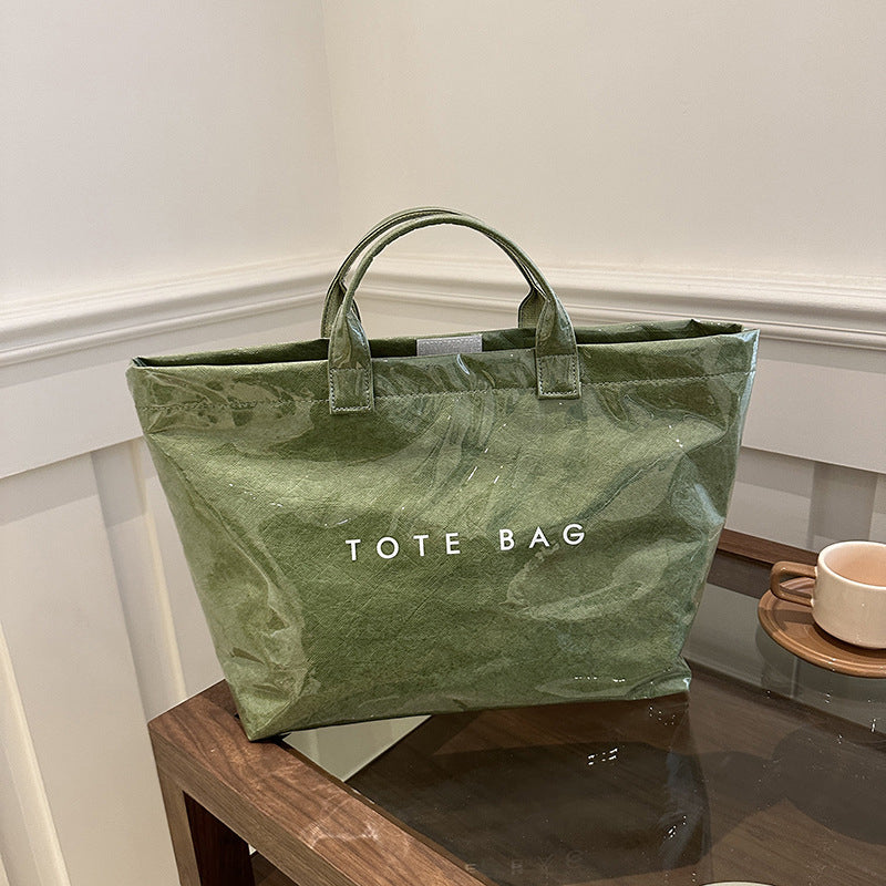 Letters Print Tote Bag für Frauen