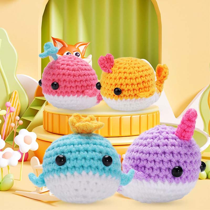 Diy-Häkelset: Wollpuppe Wal