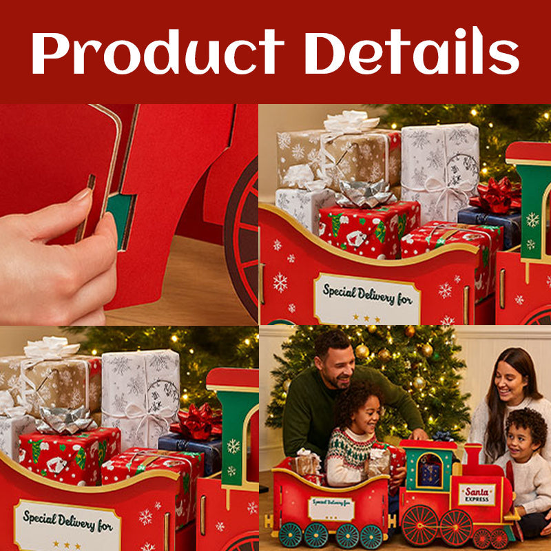 🎁 Santas Geschenkzug – Bringt Weihnachtsfreude mit Stil! 🚂🎄