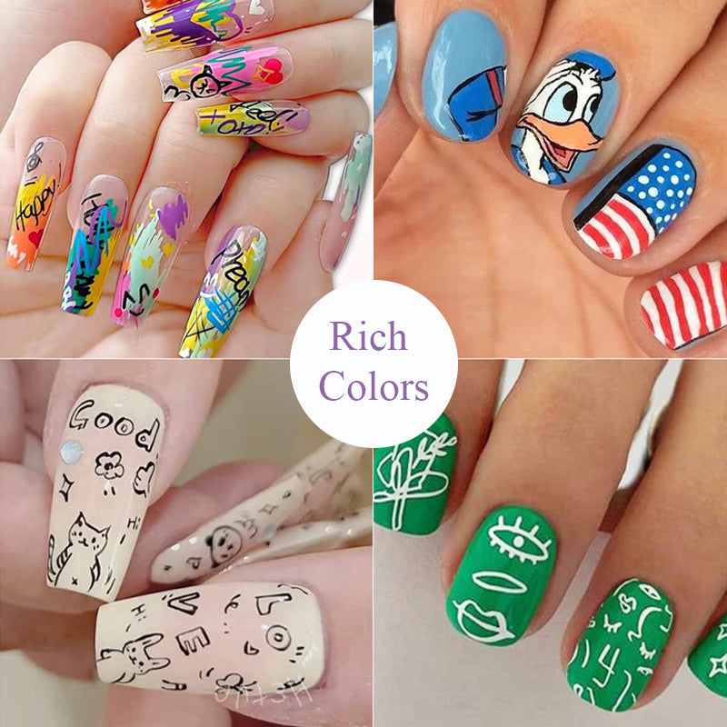 Professionelles Nagelkunst-Stift-Set mit 12 Farben