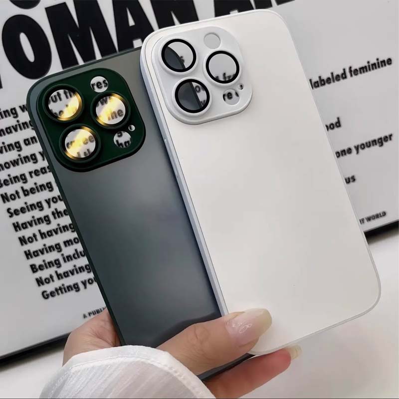📱 Mattierte Glas-Hülle × HD-Kameraschutzfolie | Rundumschutz, doppelte Eleganz ✨
