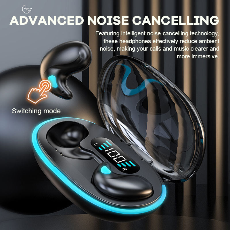 Digital Display Mini Noise Cancelling Bluetooth Kopfhörer