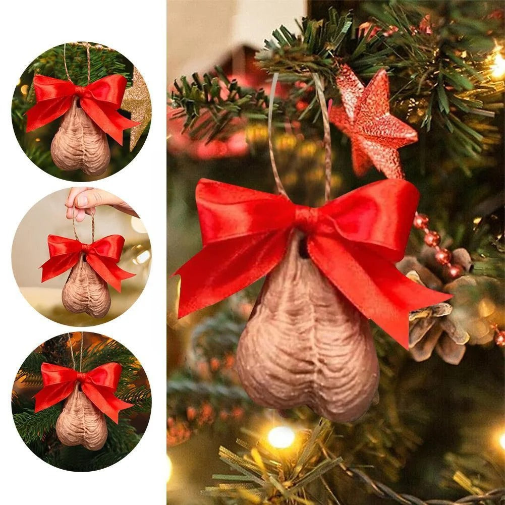 🎅 3D-Weihnachtskugel-Dekorationsanhänger