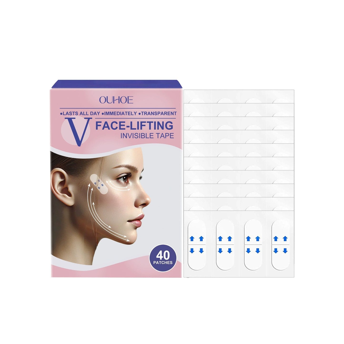 V-Gesicht 👑 Unsichtbares Lifting-Tape