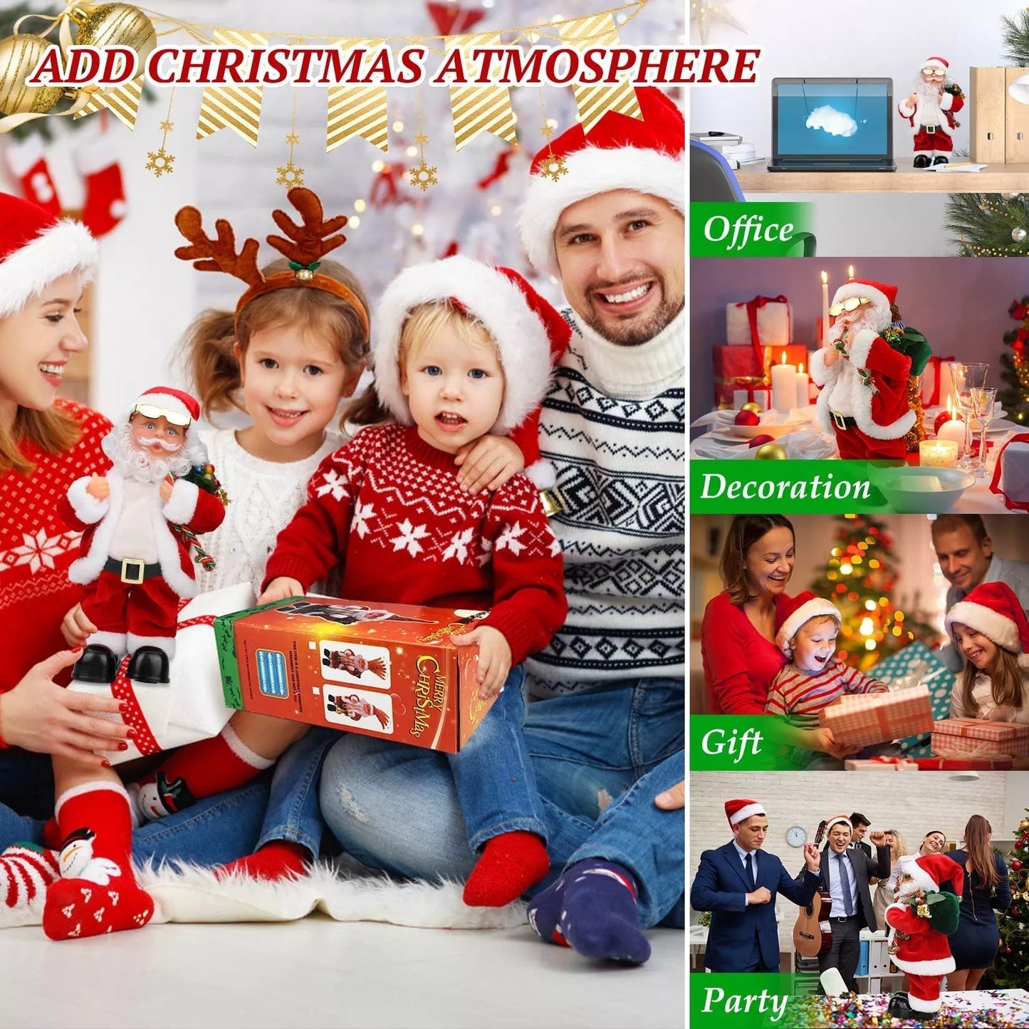 Elektro-Tanzmusical „Joulupukki/Electric hip shaking Santa Claus“