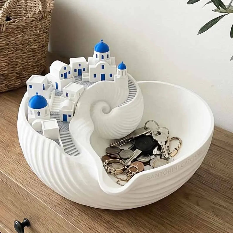 🌊 Santorini-Allzweckschale