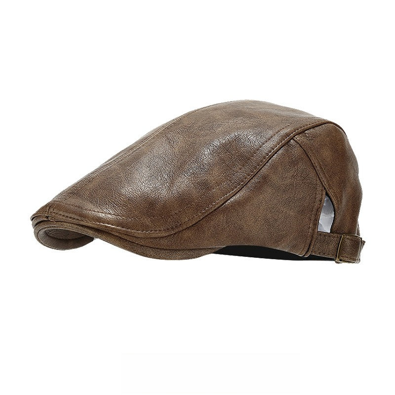 Zeitlos klassischer Stil Luxuriös weiche Lederkappe