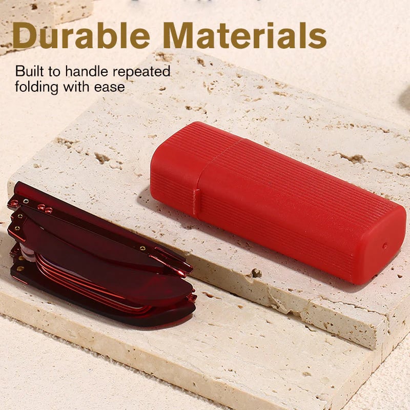 (🎁Letzter Tag 49 % Rabatt)👓Klappbare Lesebrille mit Blaulichtfilter und Etui