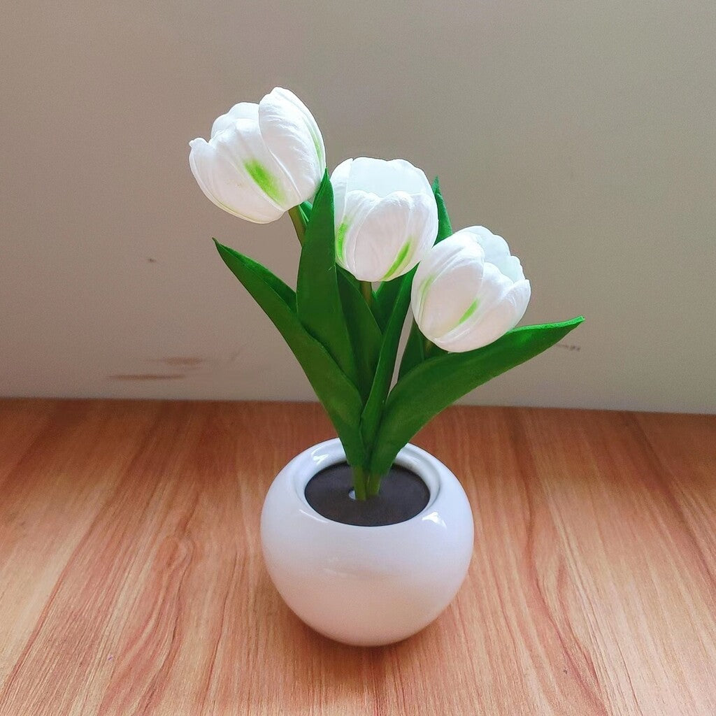 LED Tulpen-Nachtlampe Blumen-Tischlampe🌷