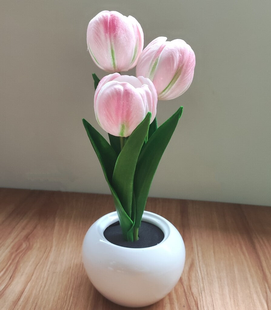 LED Tulpen-Nachtlampe Blumen-Tischlampe🌷