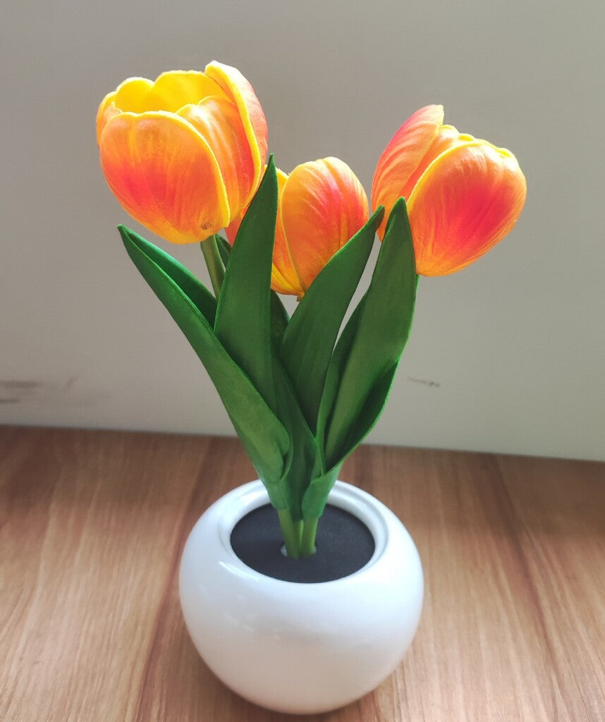 LED Tulpen-Nachtlampe Blumen-Tischlampe🌷