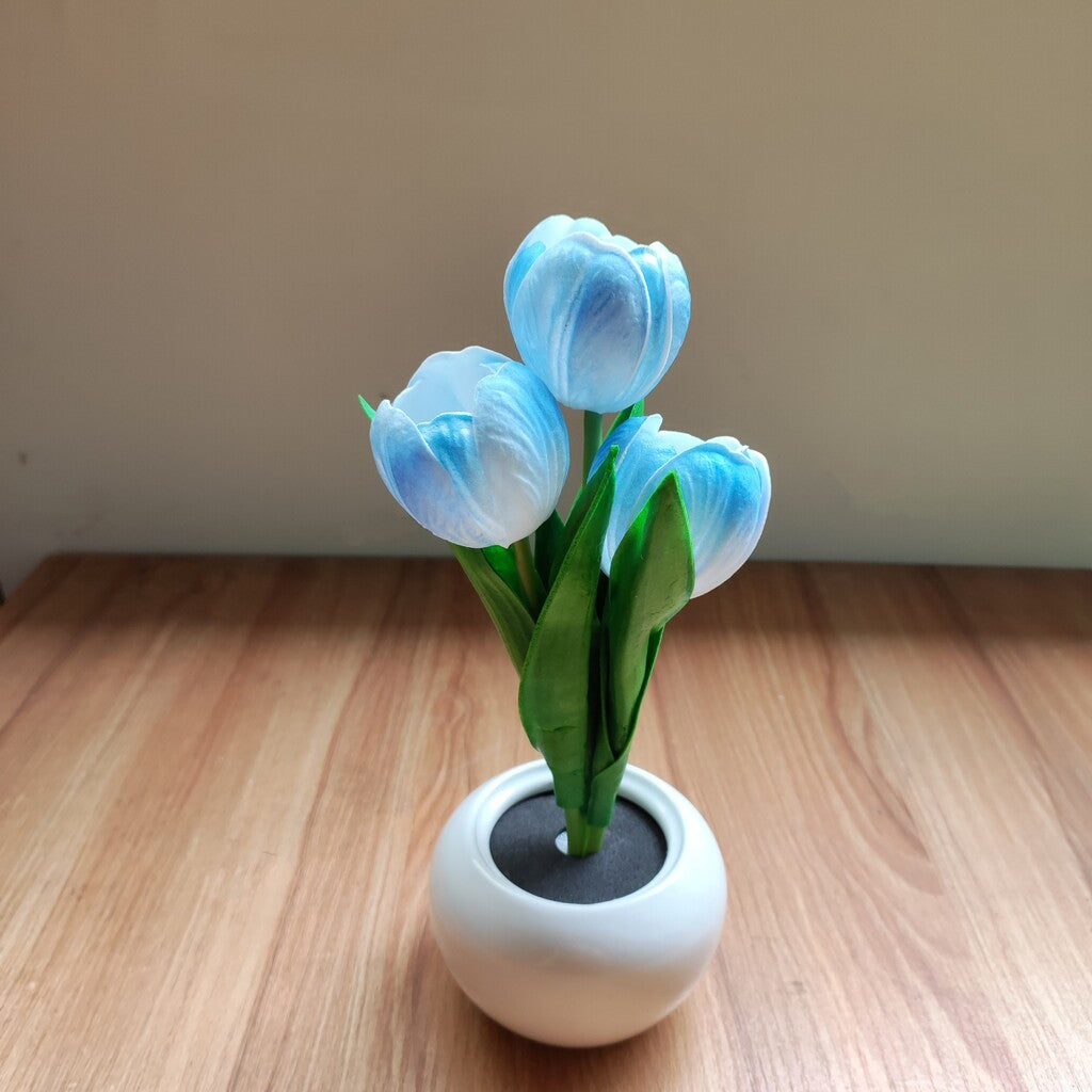 LED Tulpen-Nachtlampe Blumen-Tischlampe🌷
