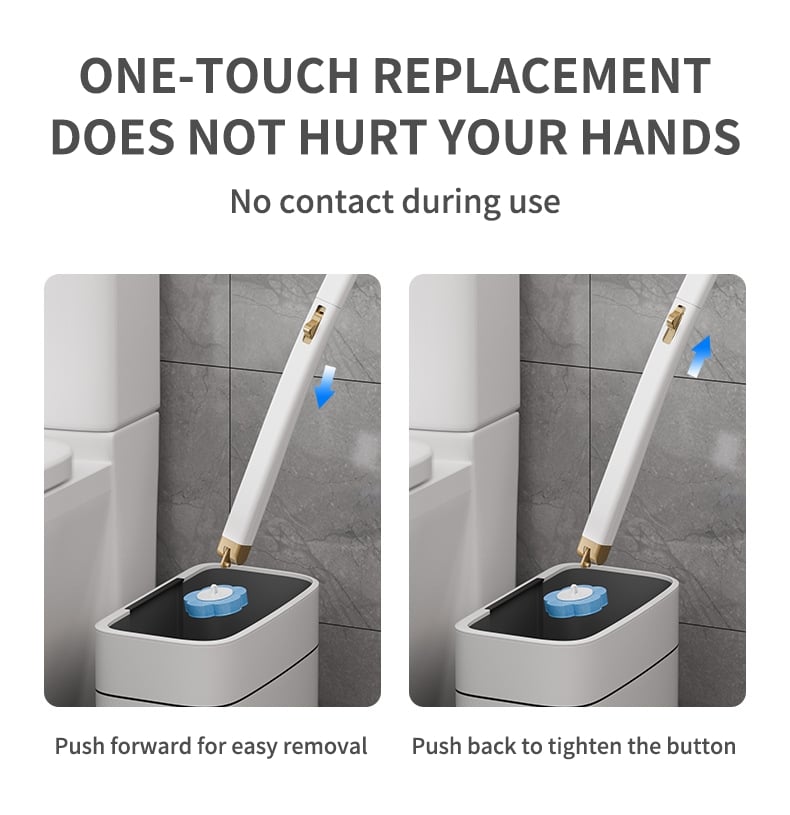 50.000+ VERKAUFT!🚽💦Innovatives Einweg-Toilettenbürstenset zur Wandmontage✨