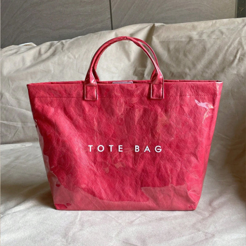 Letters Print Tote Bag für Frauen