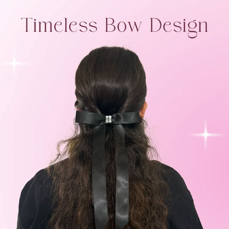 Elegante magnetische Haarspange mit Schleife ✨
