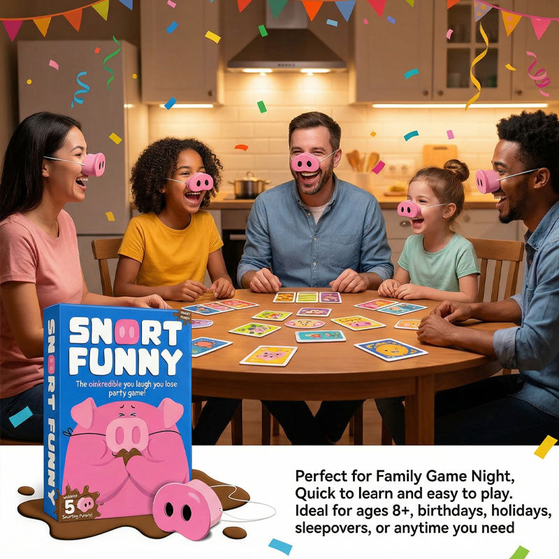 Snort Funny: Das Gesellschaftsspiel „Lachen und verlieren“ 🐷😂
