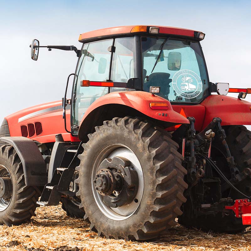 🔥Keine Bauern, keine Lebensmittel, keine LKWs, keine Lieferungen Vinyl-Aufkleber – 140 mm Aufkleber