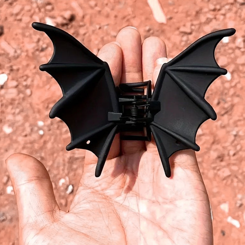🦇 Fledermaus-Haarklammer · Ein Must-have für unterwegs