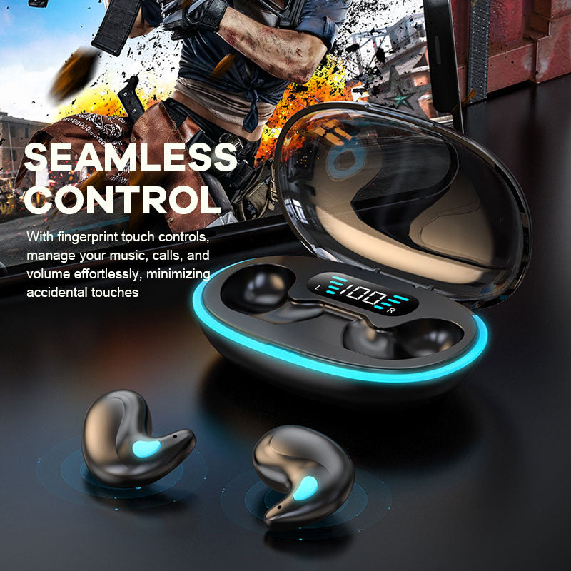 Digital Display Mini Noise Cancelling Bluetooth Kopfhörer