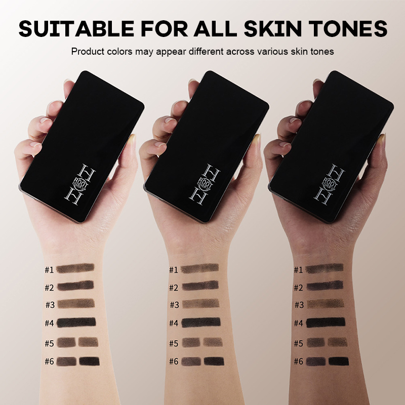 Puder zum sofortigen Ausbessern der Haaransätze & Palette mit Haaransatz-Schattierungen